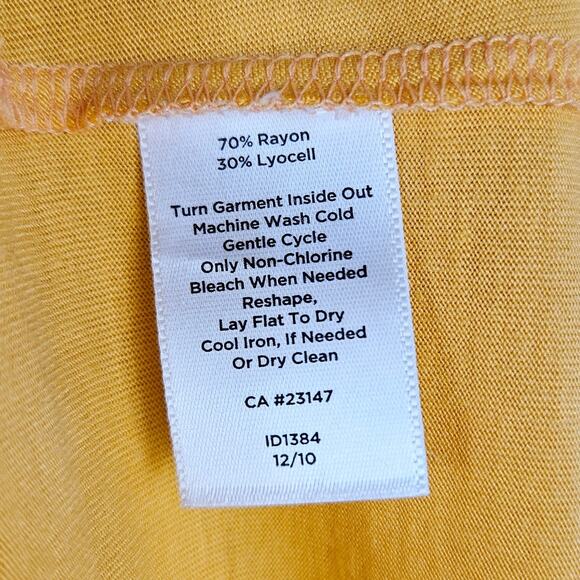 Y2K New Talbots Beachy Sleeveless Midi Shirt Dress Size Small Pastel Orange - Picture 9 of 12